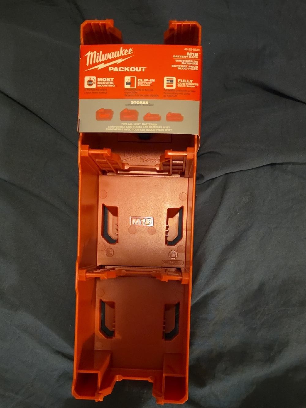 Milwaukee Packout Battery Organizer M18